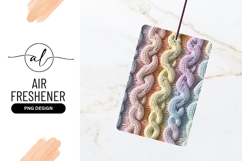 Pastel Braided Cable Knit Texture Background with Gradient Product Image 1