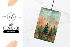Abstract Forest Landscape Design For Air Freshener Product Image 1