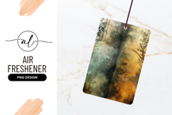 Two Sided Forest Digital Painting Wallpaper Product Image 1