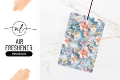 Delicate Floral Pattern Air Freshener Design Product Image 1