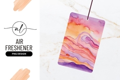 Abstract Watercolor Landscape Illustration For Air Freshener Product Image 1