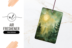 Moody Moonlight Forest Artistic Green Tones Scene Product Image 1