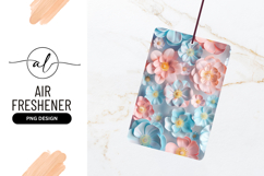Pastel Flowers Background Paper Cut Style Product Image 1