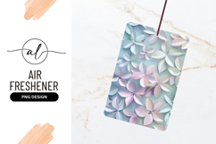 Pastel Flower Pattern Background Fresh Air Freshener Product Image 1