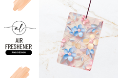 Pastel Floral Pattern Wallpaper Air Freshener Concept Product Image 1