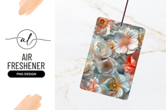 Floral Pattern Pastel Colors Elegant Air Freshener Product Image 1