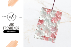 White And Pink Paper Flowers Background Product Image 1