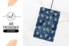 Watercolor Christmas Gifts On Dark Blue Background Product Image 1