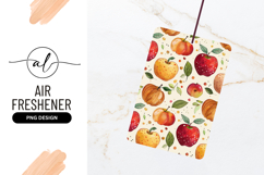 Watercolor Apples Seamless Pattern Fall Harvest Design Product Image 1