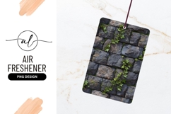 Stone Wall Texture With Ivy Air Freshener Png Product Image 1