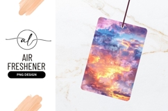Colorful Sky with Clouds in Shades of Pink Orange and Blue Product Image 1