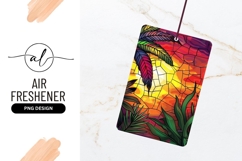 Stained Glass Palm Leaves and Tropical Plants Product Image 1