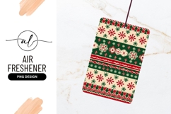 Festive Christmas Sweater Pattern with Snowflakes Product Image 1