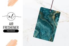 Teal and Gold Swirls Abstract Background Texture with Veins Product Image 1