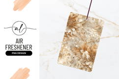 Beige and Brown Floral Pattern with Splatter Texture Product Image 1