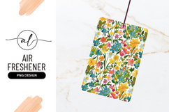 Colorful Floral Pattern with Blue Yellow Pink and White Product Image 1