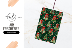 Christmas Tree Pattern with Red Bows and Ornaments Product Image 1