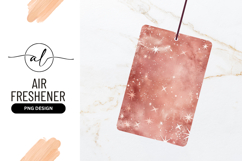 Rose Gold Background with White Stars and Glittering Sparkle Product Image 1