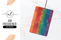 Rainbow Color Palette with Floral Pattern Stripes Texture Product Image 1