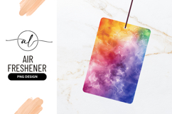Colorful Abstract Watercolor Background with Swirls Product Image 1