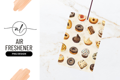 Watercolor Illustration of Various Donuts Cupcakes Product Image 1