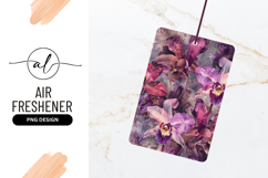Purple and Pink Orchid Flowers on Textured Background Product Image 1
