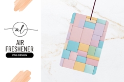 Pastel Colored Blocks Background Air Freshener Png Product Image 1