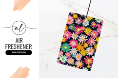 Colorful floral pattern with various daisy flowers Product Image 1