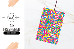 Colorful Sprinkles Pattern on Pink Background Product Image 1