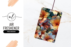 Alstroemeria Flowers Seamless Pattern Background Product Image 1