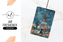 Artistic Watercolor Teepee With Floral Accents Product Image 1