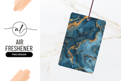 Blue And Gold Marble Texture Background Design Product Image 1