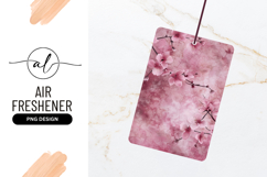 Pink Cherry Blossom Floral Textured Background Product Image 1