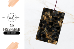Black And Gold Floral Elegant Pattern Background Product Image 1