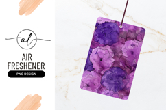 Purple Alcohol Ink Floral Abstract Texture Product Image 1