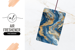 Abstract Blue And Gold Marbling Texture Background Product Image 1