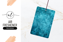 Turquoise Cracked Texture Background Air Freshener Png Product Image 1