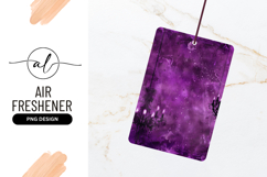 Purple Atmosphere With Chandeliers Air Freshener Png Product Image 1