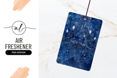 Elegant Blue Chandelier With Ornamental Crystal Details Product Image 1