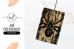 Elegant Black Spider On Gold Texture Background Product Image 1