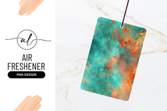 Teal And Copper Abstract Texture Background Product Image 1