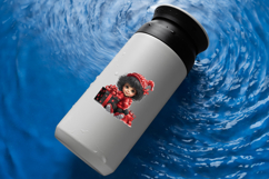 Christmas Chibi African American Girl PNG Bundle 10 Product Image 5