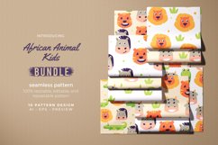 African Animal Kids - Seamless Pattern Product Image 1