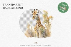 African Baby Giraffe Safari Animals Clipart Savanna PNG Art Image Watercolor  Transparent Print invitation t-shirt designs sublimation kids printable digital watercolor cute African Baby Giraffe, Safari Animals clipart, sublimation nursery drawing Savanna