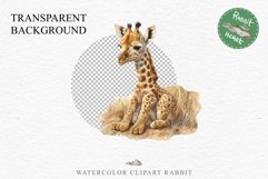 African Baby Giraffe Safari Animals Clipart Savanna PNG Art Image Watercolor  Transparent Print invitation t-shirt designs sublimation kids printable digital watercolor cute African Baby Giraffe, Safari Animals clipart, sublimation nursery drawing Savanna