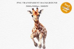African Baby Giraffe Safari Animals Clipart Savanna PNG Art Image Watercolor  Transparent Print invitation t-shirt designs sublimation kids printable digital watercolor cute African Baby Giraffe, Safari Animals clipart, sublimation nursery drawing Savanna