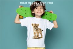 watercolor African Lion, Safari Animals clipart, sublimation nursery drawing, Savanna baby lions cat African Baby Lion Safari Animals Clipart Wild Cats Savanna PNG Image Watercolor  Transparent Print invitation t-shirt designs sublimation kids printable