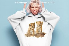 watercolor African Lion, Safari Animals clipart, sublimation nursery drawing, Savanna baby lions cat African Baby Lion Safari Animals Clipart Wild Cats Savanna PNG Image Watercolor  Transparent Print invitation t-shirt designs sublimation kids printable