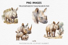 watercolor cute African Baby Rhinoceros, Safari Animals clipart, sublimation nursery drawing African Baby Rhinoceros Safari Animals Clipart Savanna PNG Image Watercolor  Transparent Print invitation t-shirt designs sublimation kids printable digital