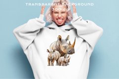 watercolor cute African Baby Rhinoceros, Safari Animals clipart, sublimation nursery drawing African Baby Rhinoceros Safari Animals Clipart Savanna PNG Image Watercolor  Transparent Print invitation t-shirt designs sublimation kids printable digital